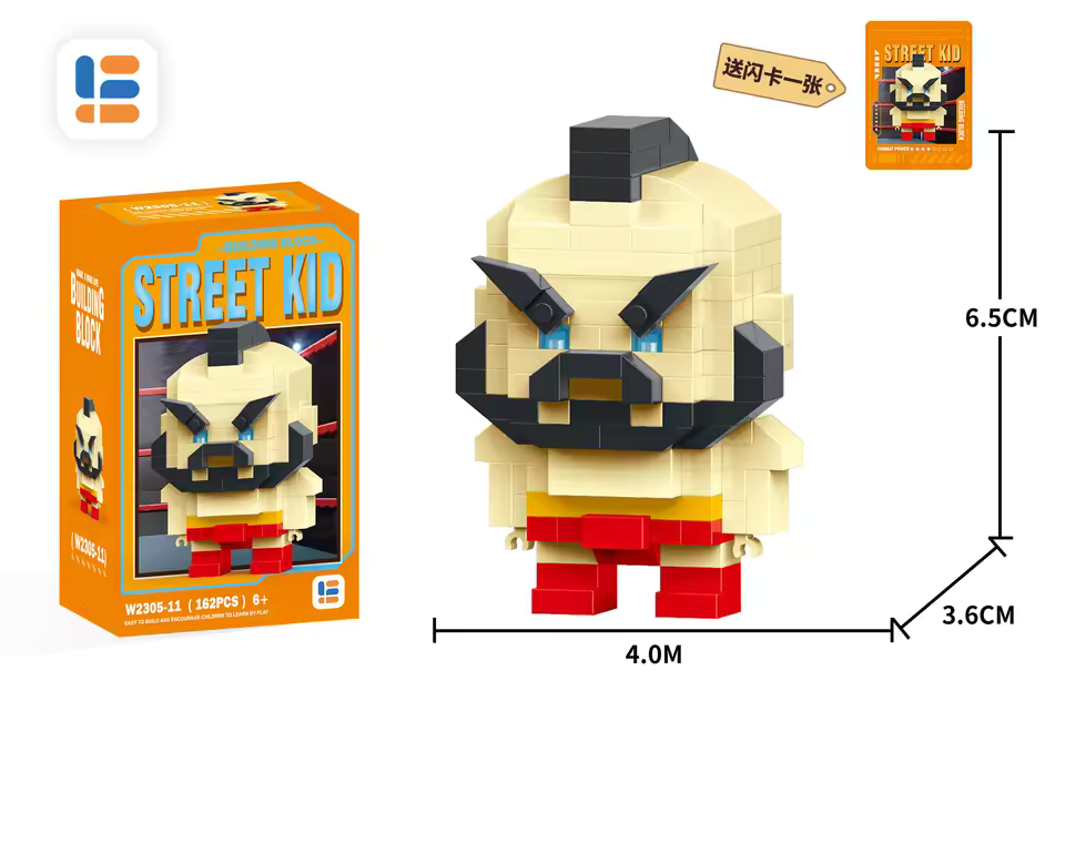 Zangief - Kit de bloques armables (Street Fighter)