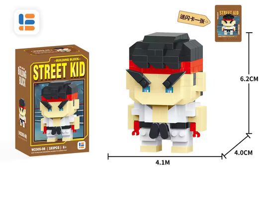 Ryu - Kit de bloques armables (Street Fighter)