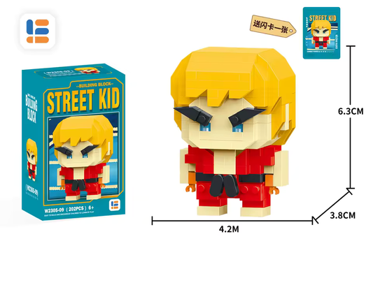 Ken - Kit de bloques armables (Street Fighter)