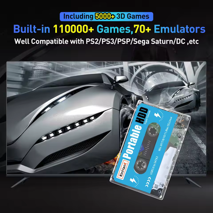 KINHANK Super Consola HDD 500GB - ¡100.000 Juegos Retro para PC!