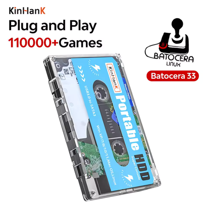 KINHANK Super Consola HDD 500GB - ¡100.000 Juegos Retro para PC!
