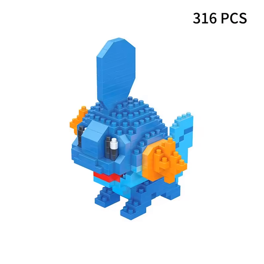 Mudkip Armable - Kit de Bloques Pixel